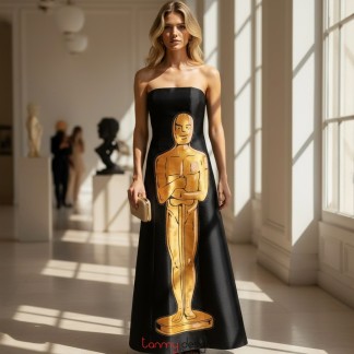 Black long dress -  CI22